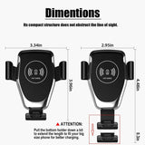 OctoCharge Automatic Clamping Qi Wireless Car Charger