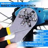 EZ-Grip Multi Function 6'' Universal Hexagon Wrench